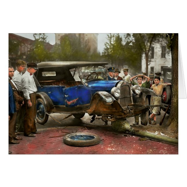 Car Accident - It came out of nowhere 1926 (Front Horizontal)