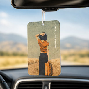 Car Air Freshener Custom Photo Travel Keepsake