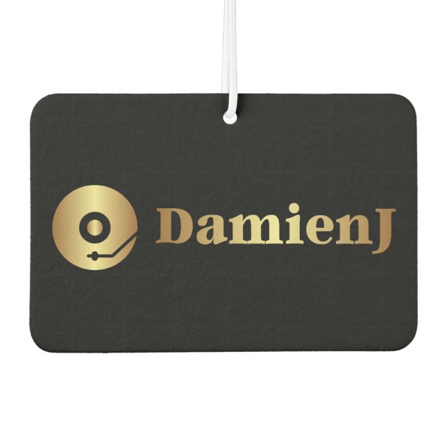 Car air freshener with my favorite music producer (Front)