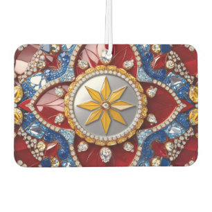 Car Air Fresheners with Colombian Colours Design