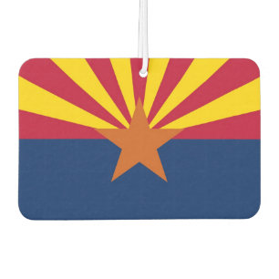 Car Air Fresheners with Flag of Arizona, USA