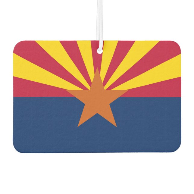 Car Air Fresheners with Flag of Arizona, USA (Front)