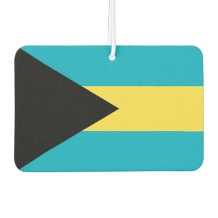 Car Air Fresheners with Flag of Bahamas