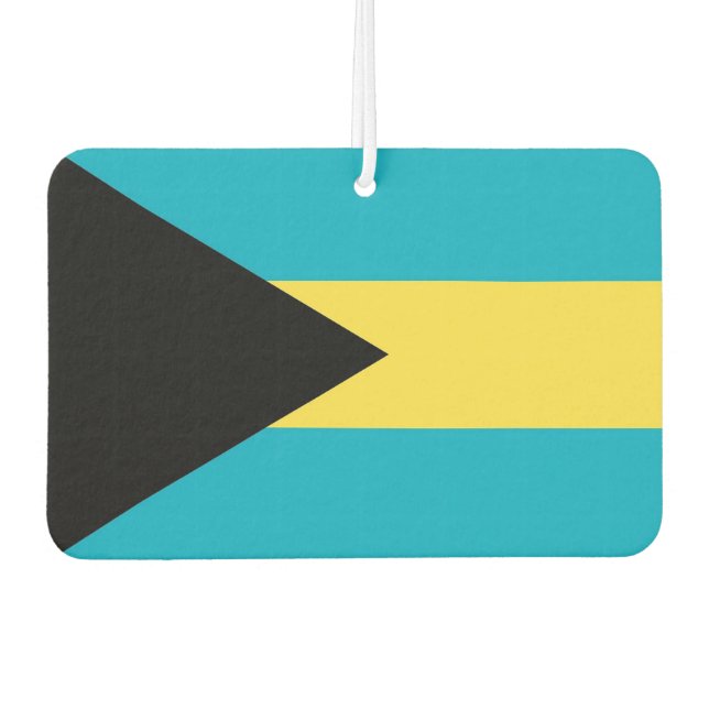 Car Air Fresheners with Flag of Bahamas (Front)