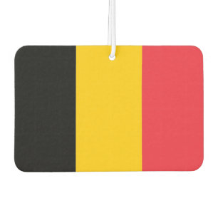 Car Air Fresheners with Flag of Belgium