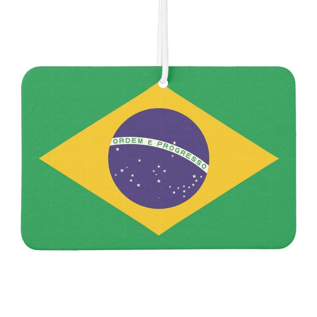 Car Air Fresheners with Flag of Brazil (Front)