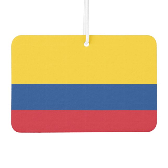 Car Air Fresheners with Flag of Colombia (Front)