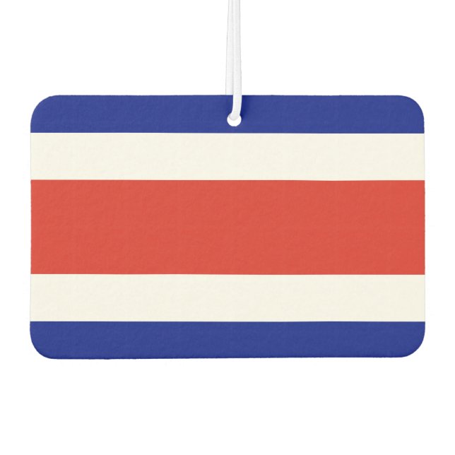 Car Air Fresheners with Flag of Costa Rica (Front)