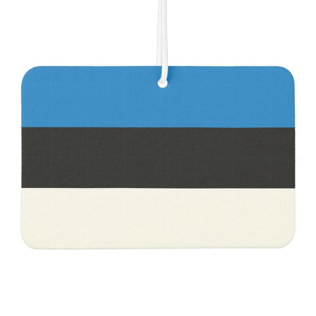 Car Air Fresheners with Flag of Estonia (Front)