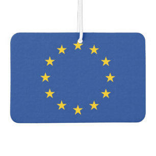 Car Air Fresheners with Flag of European Union