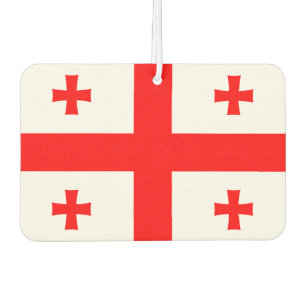 Car Air Fresheners with Flag of Georgia