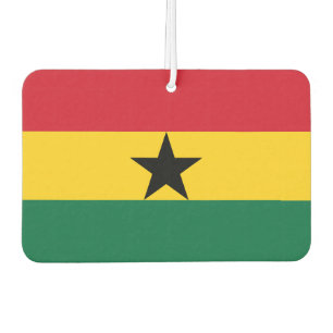 Car Air Fresheners with Flag of Ghana