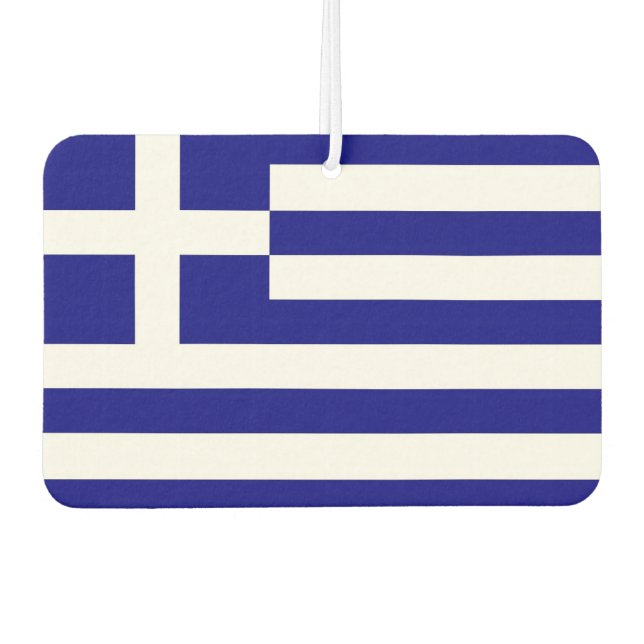 Car Air Fresheners with Flag of Greece (Front)