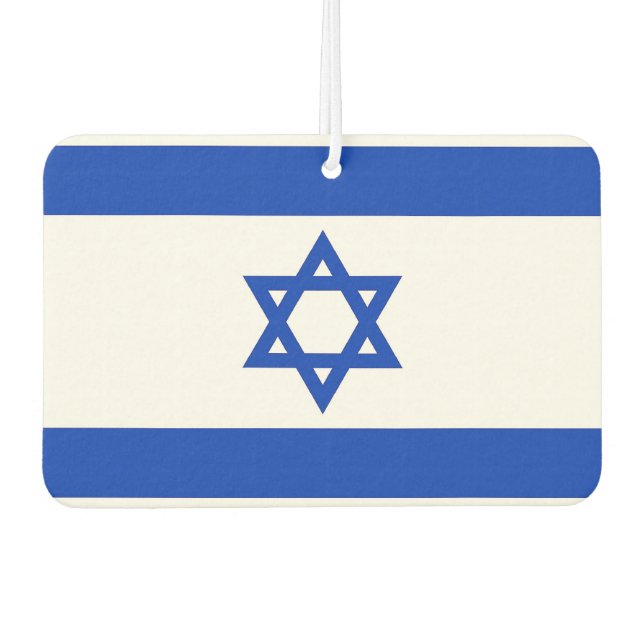 Car Air Fresheners with Flag of Israel (Front)