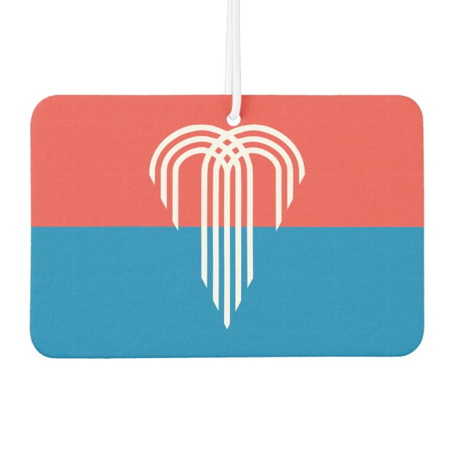 Car Air Fresheners with Flag of Kansas City (Front)
