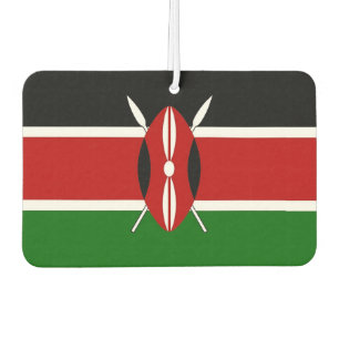 Car Air Fresheners with Flag of Kenya