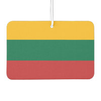 Car Air Fresheners with Flag of Lithuania