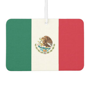 Car Air Fresheners with Flag of Mexico