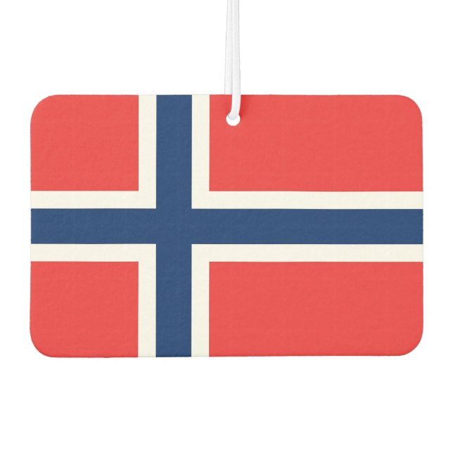Car Air Fresheners with Flag of Norway (Front)