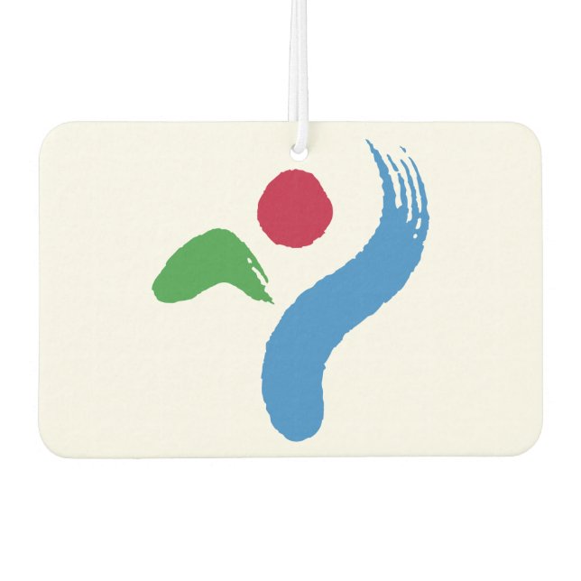 Car Air Fresheners with Flag of Seoul, South Korea (Front)