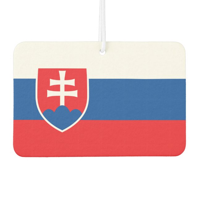 Car Air Fresheners with Flag of Slovakia (Front)