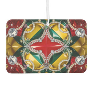 Car Air Fresheners with Los Angeles Colours Design