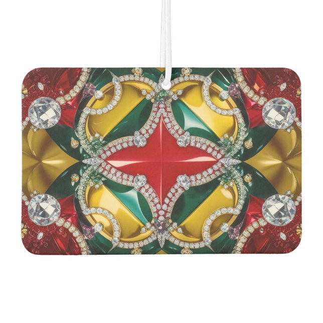 Car Air Fresheners with Los Angeles Colours Design (Front)