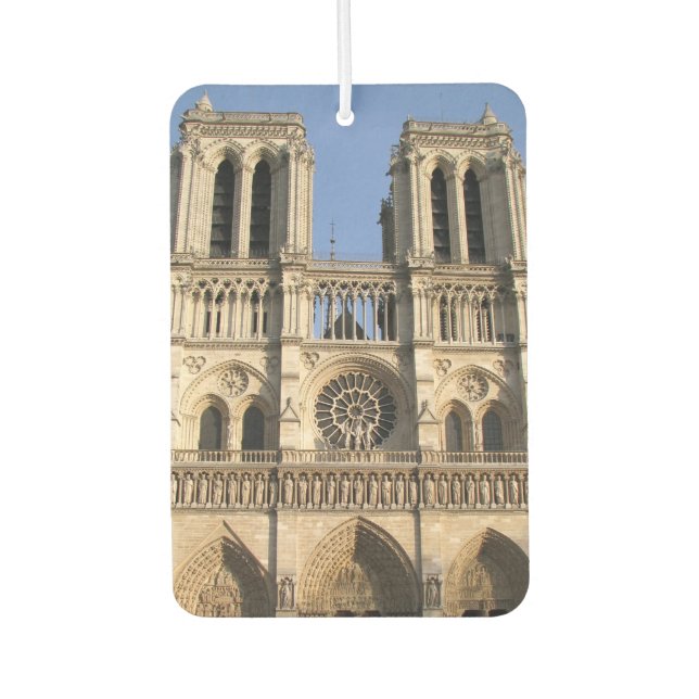 Car Air Fresheners with Notre Dame (Front)