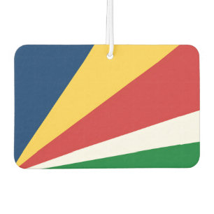 Car Air Fresheners with Seychelles Colors Design