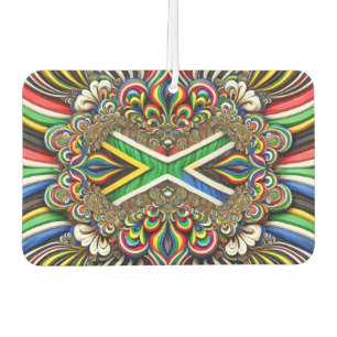 Car Air Fresheners with South Africa Colours Desig