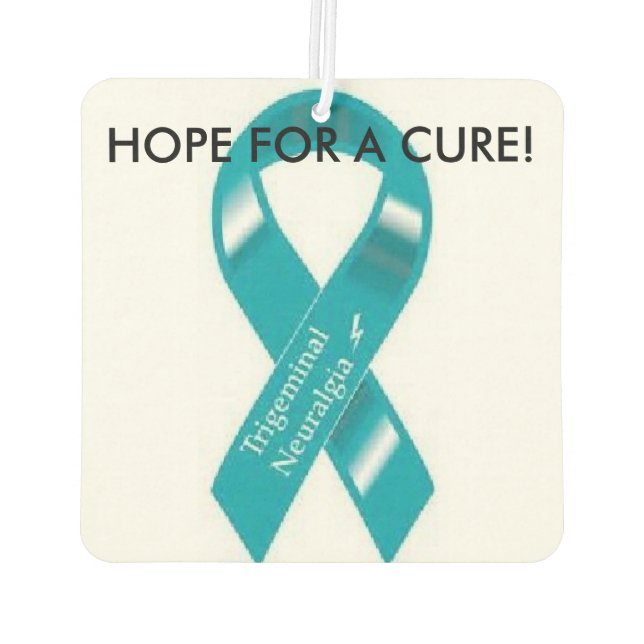 Car AirFreshener Trigeminal Neuralgia Awareness Air Freshener (Back)