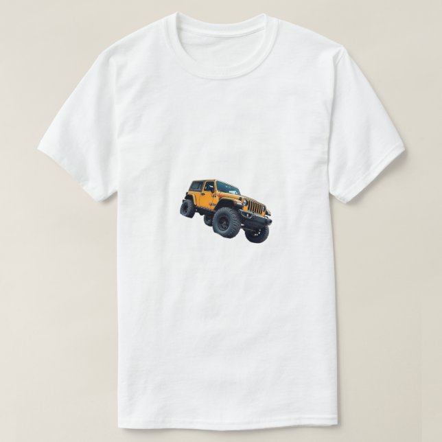 Car and beautiful  T-Shirt (Design Front)