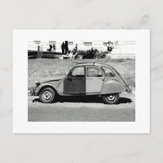 Car and Fan Postcard