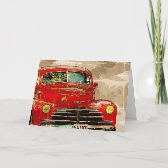 Car Antique Truck All Occasion Greeting Card (Front)