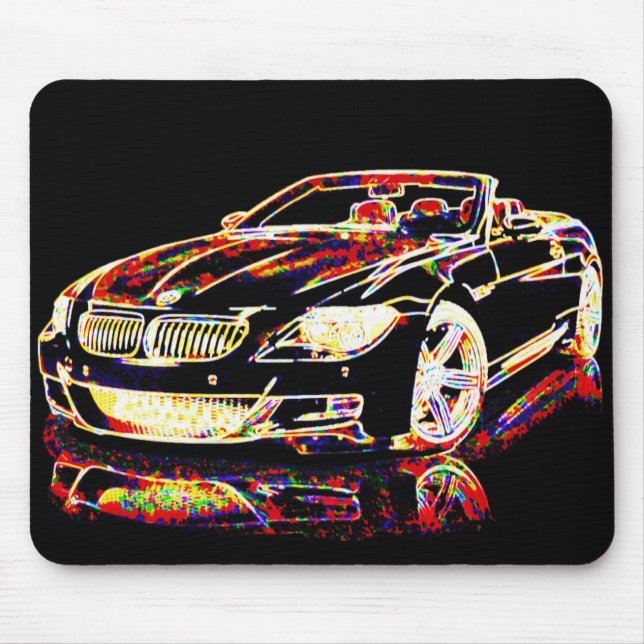 Car Art Mouse Mat (Front)