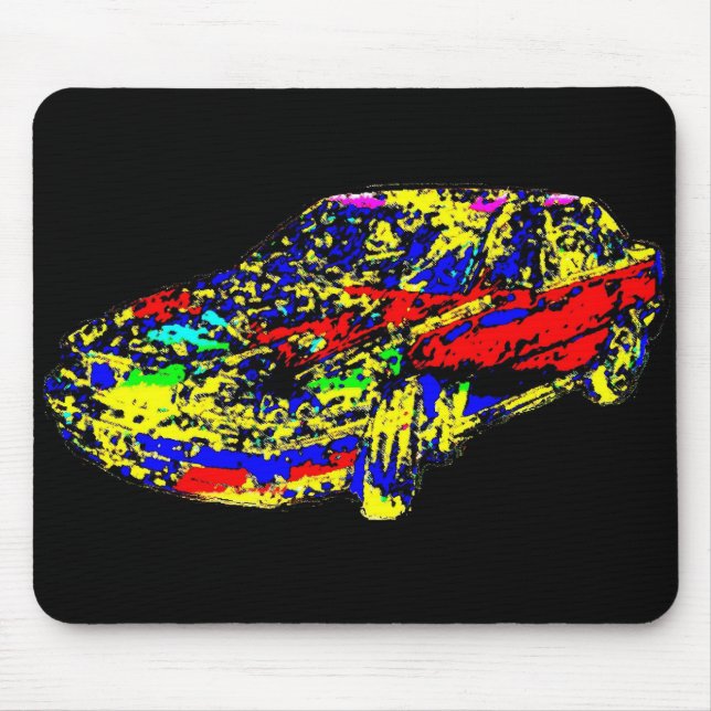 Car Art Mouse Mat (Front)