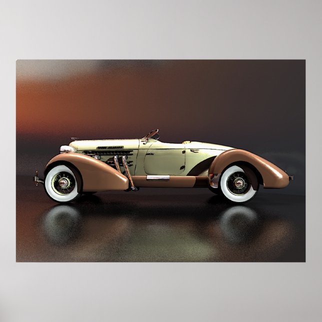 Car Auburn851v34-02Side Poster (Front)