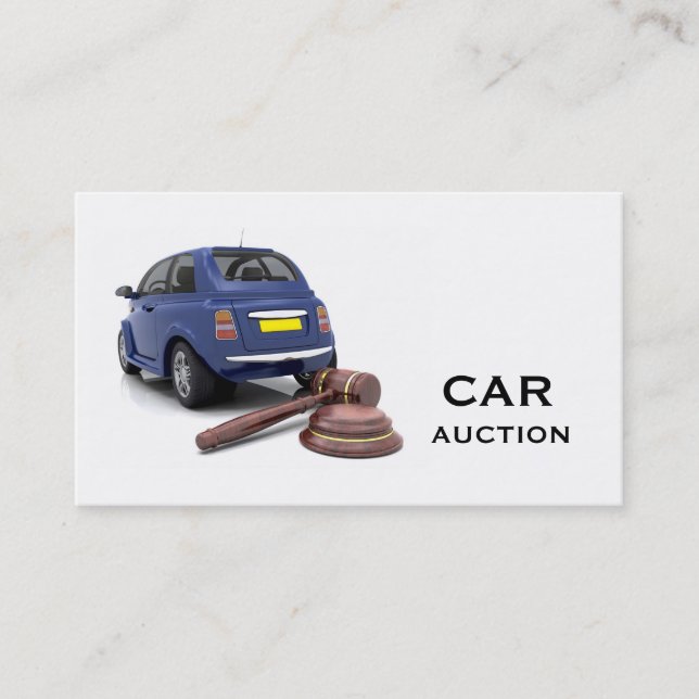 Car Auction Business Card (Front)