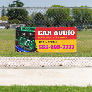 Car Audio Custom Banner