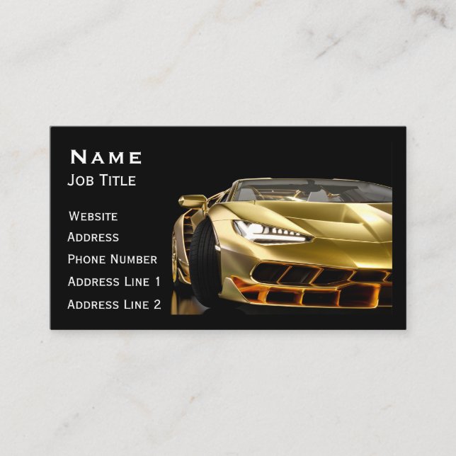 Car Auto Detail Car Wash Service QR Code Business Business Card (Front)
