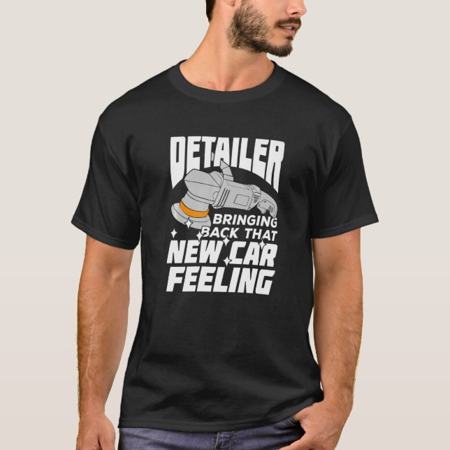 Car Auto Detailing Design for an Automotive Detail T-Shirt (Front)