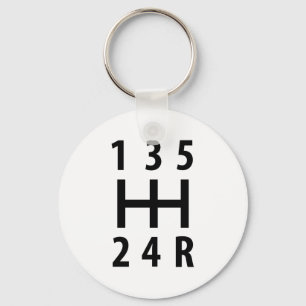 car auto gear shift 5 key ring