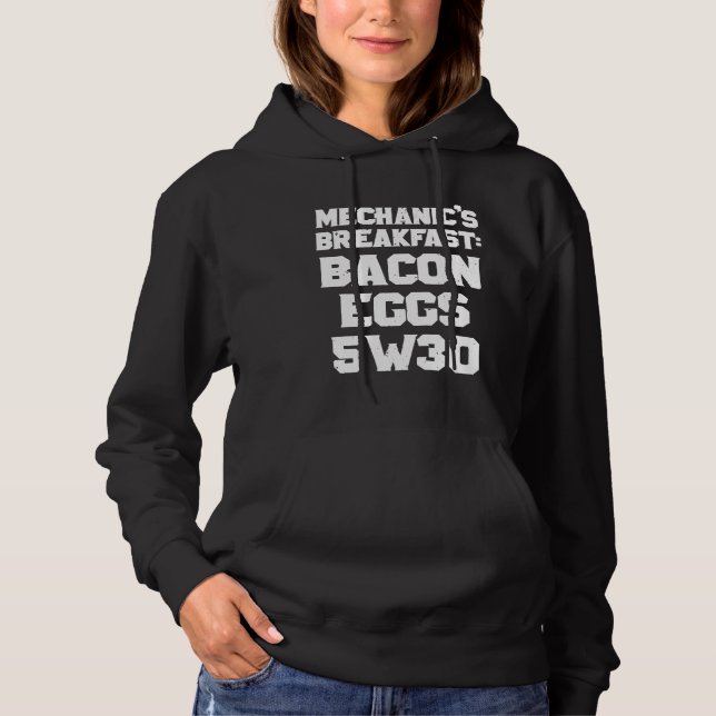 Car Auto Mechanic Hoodie (Front)