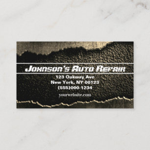 Car Auto Mechanic Repair Service Business Card
