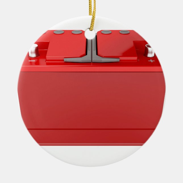 Car battery ceramic tree decoration (Front)