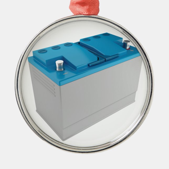 Car battery metal tree decoration (Front)