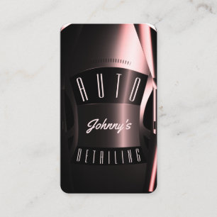 Car birds eye look stylish business card