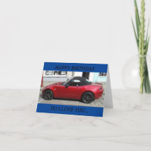 car birthday card joke
