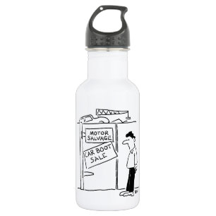 Car Breakers Scrapyard Car Boot Sale Cartoon 532 Ml Water Bottle