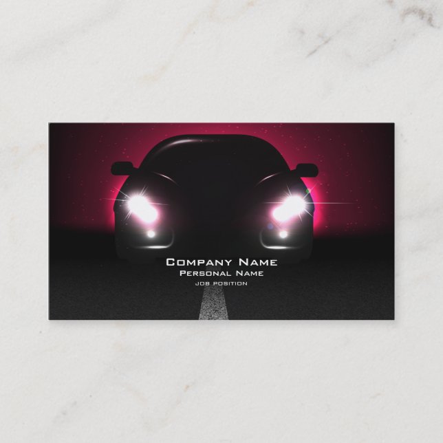 Car Business  Business Card (Front)